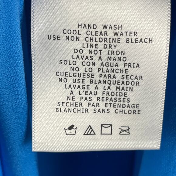 Magicsuit AZURE Blue Sophie Underwire Halter Top Tie Tankini Top Plus Size US 16 - Picture 10 of 12